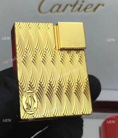Fake Cartier Yellow Gold Lighter Small Lighter
